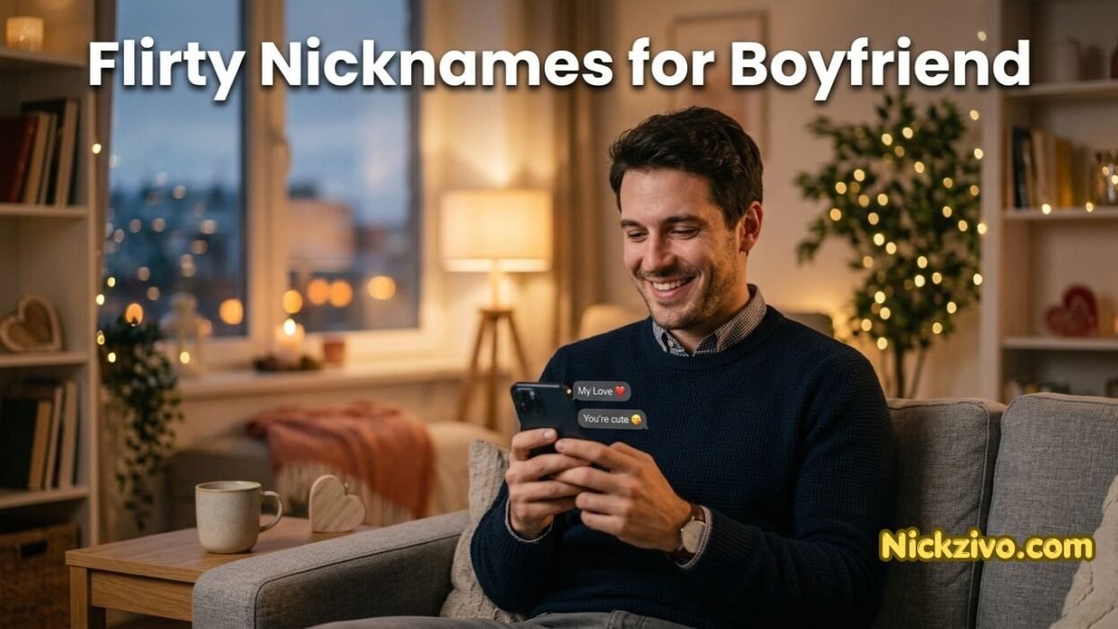 Flirty Nicknames for Boyfriend