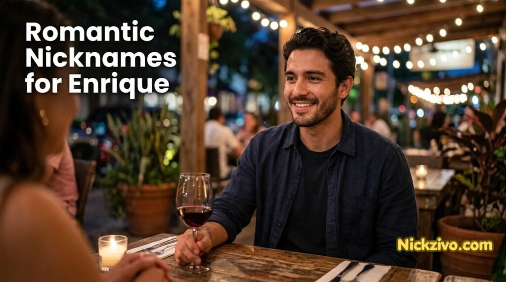 Handsome young man in a romantic evening setting