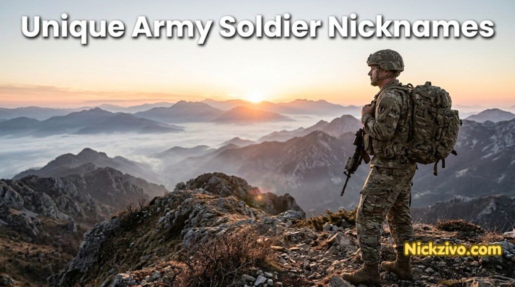 Nicknames for Army Soldiers