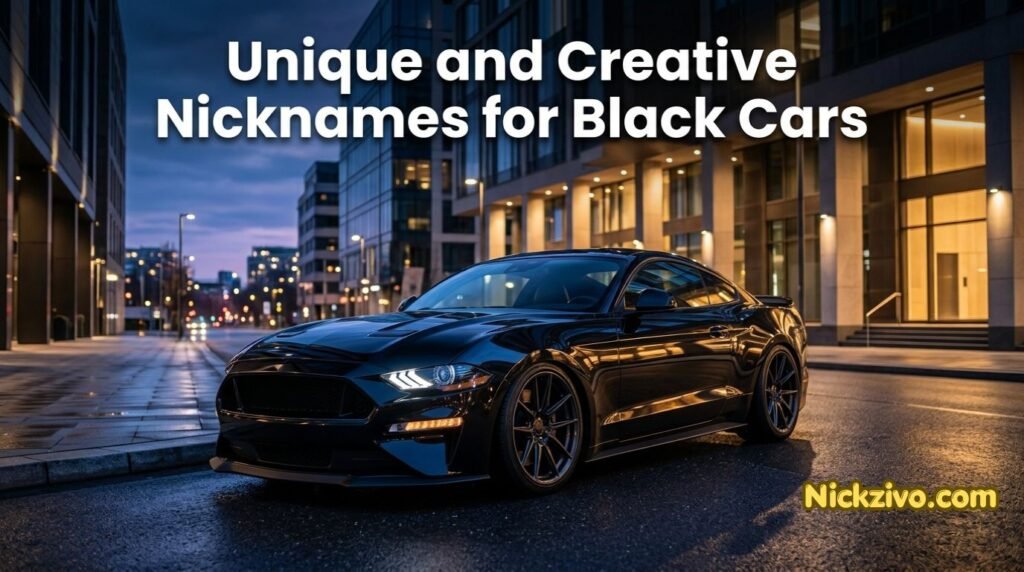 Nicknames for Black Cars