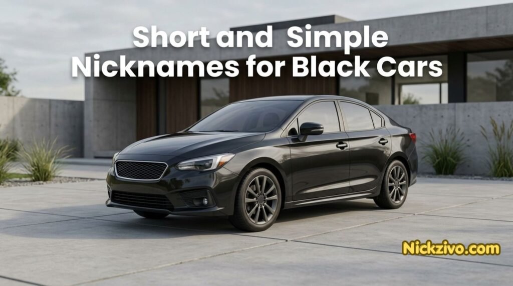 Nicknames for Black Cars