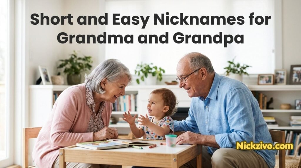 Nicknames for Grandma and Grandpa